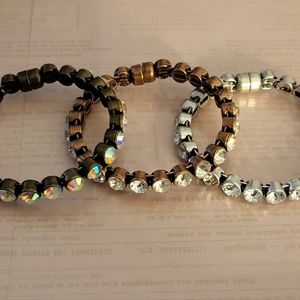 Set Of 3 plunder magnetic bracelets